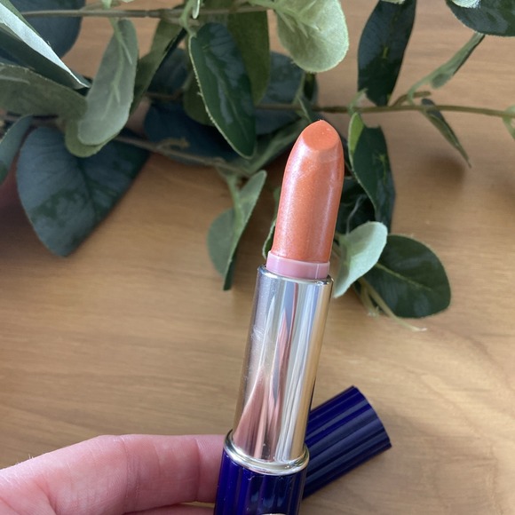 RARE NEW Estée Lauder PEACH PEACH 06 Double Color Everlasting Lipstick Full Size - Picture 4 of 6